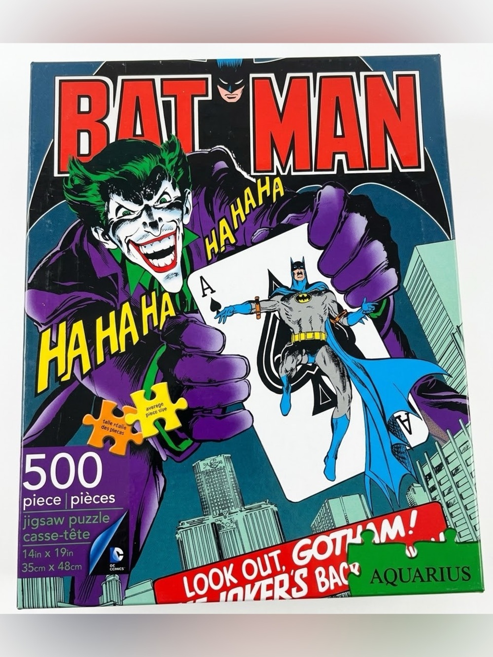 Aquarius DC Comics Batman & Joker 500 Piece Jigsaw Puzzle Sealed